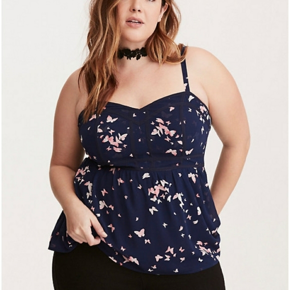 torrid Tops - 🥳 HOST PICK 🥳 Torrid Chiffon Babydoll Cami